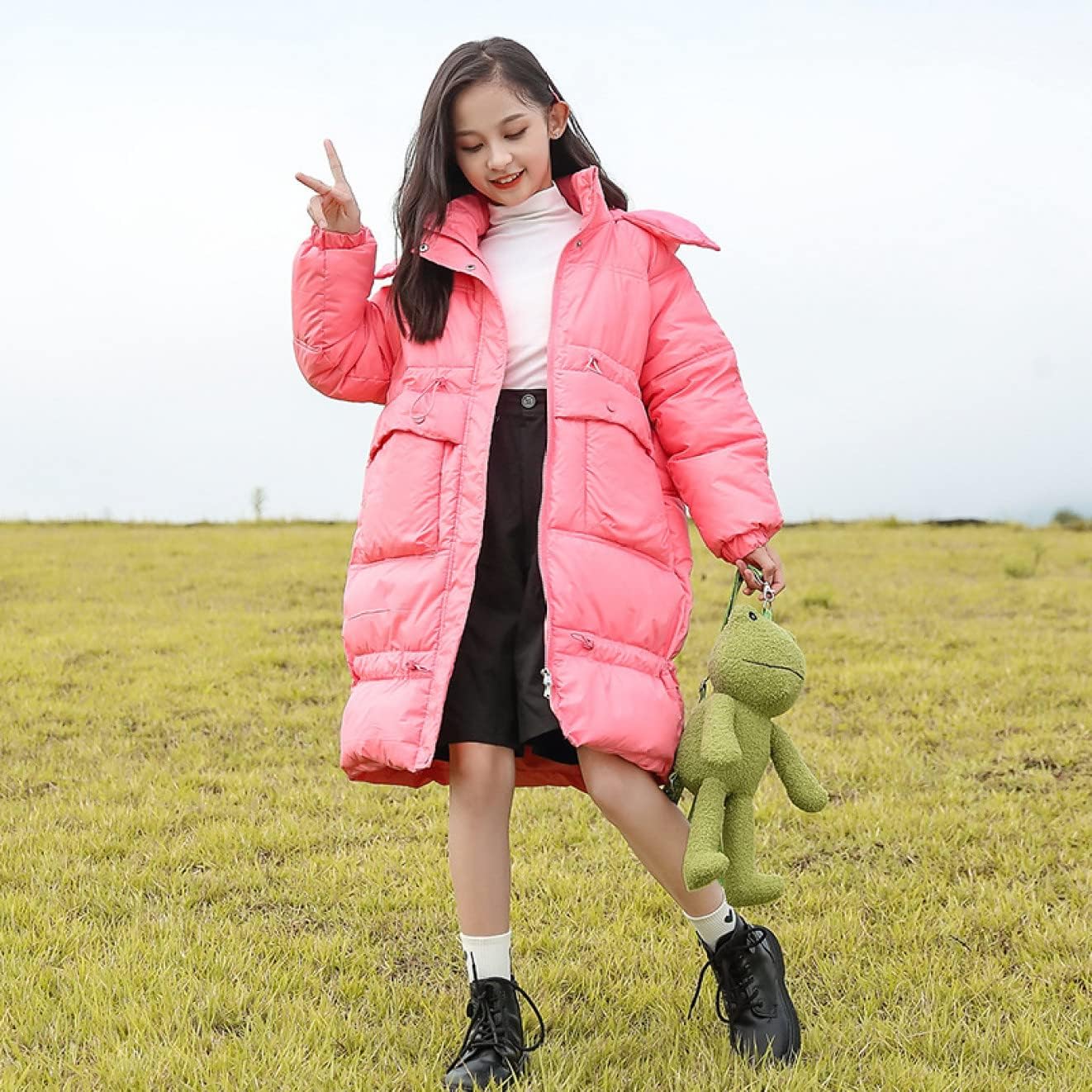Amazon.co.jp: [KYAZJA] 子供服 ダウンコート 男女兼用 ダウン